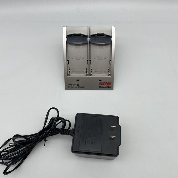 Sunpak Twin V102 Lithium Ion Charger Sony JVC Canon